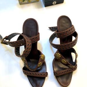 Manolo Blahnik strapped heeled sandal